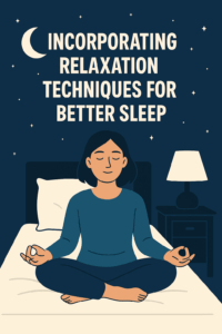 Incorporating Relaxation Techniques For Better Sleep