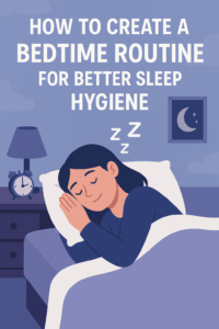 How To Create A Bedtime Routine For Better Sleep Hygiene.