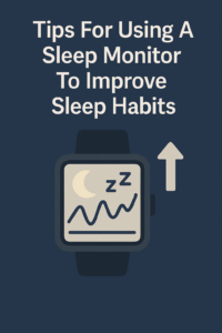 Tips For Using A Sleep Monitor To Improve Sleep Habits